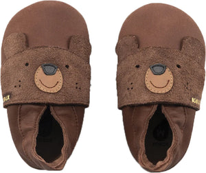 Bobux chaussures à semelles souples papa bear toffee 1030-163-14