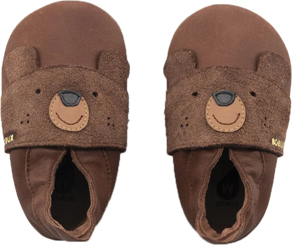 Bobux chaussures à semelles souples papa bear toffee 1030-163-14