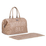 Childhome sac à langer Mommy Bag matelassé beige CWMBBPBE