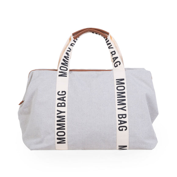 Childhome Mommy Bag® Sac à langer - Signature - Toile - Ecru CWMBBSCOW