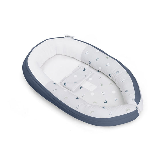 Doomoo nid pour bébé cocoon blue grey moon CO10