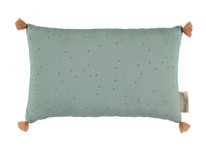 Nobodinoz Coussin TOFFEE SWEET DOTS/ EDEN GREEN 2000000114392