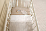 Koeka Couverture de berceau gaufre / teddy Oslo Sand/Pebble 1015/44-020 col 240/230