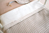 Koeka Couverture de berceau gaufre / teddy Oslo Sand/Pebble 1015/44-020 col 240/230