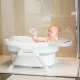 B-Foldable Shower Bath Grey/White Baignoire de douche B400660 (pas d'envoi)