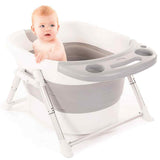 B-Foldable Shower Bath Grey/White Baignoire de douche B400660 (pas d'envoi)