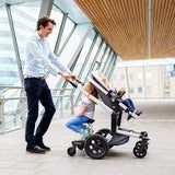Lascal planche à roulettes Buggyboard Maxi+ Black With Saddle Grey 11041
